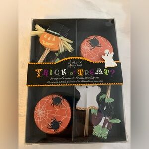 NEW Meri Meri Trick or Treat Halloween Cupcake Decorating Kit - Make 24 Cupcakes